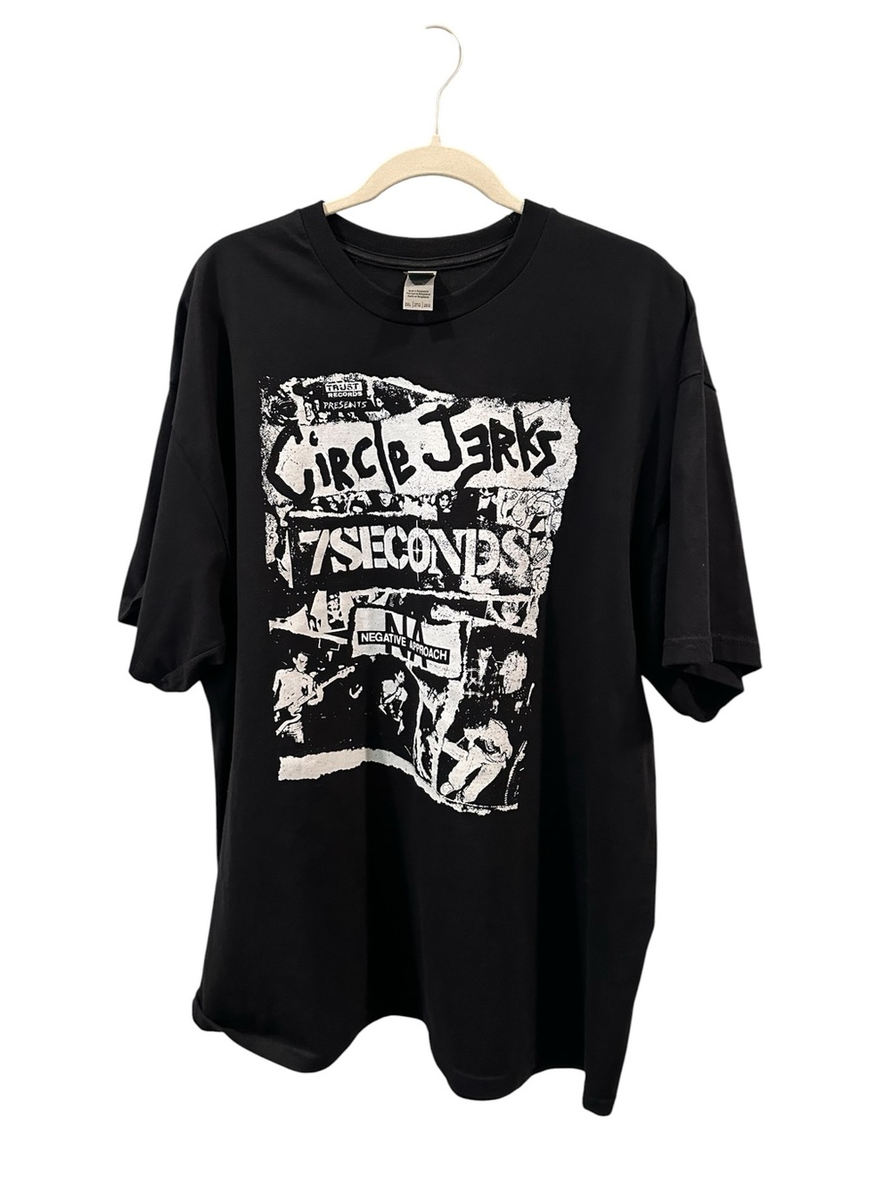 Circle Jerks, 7 Seconds, Negative Approach Poster T-Shirt 2X